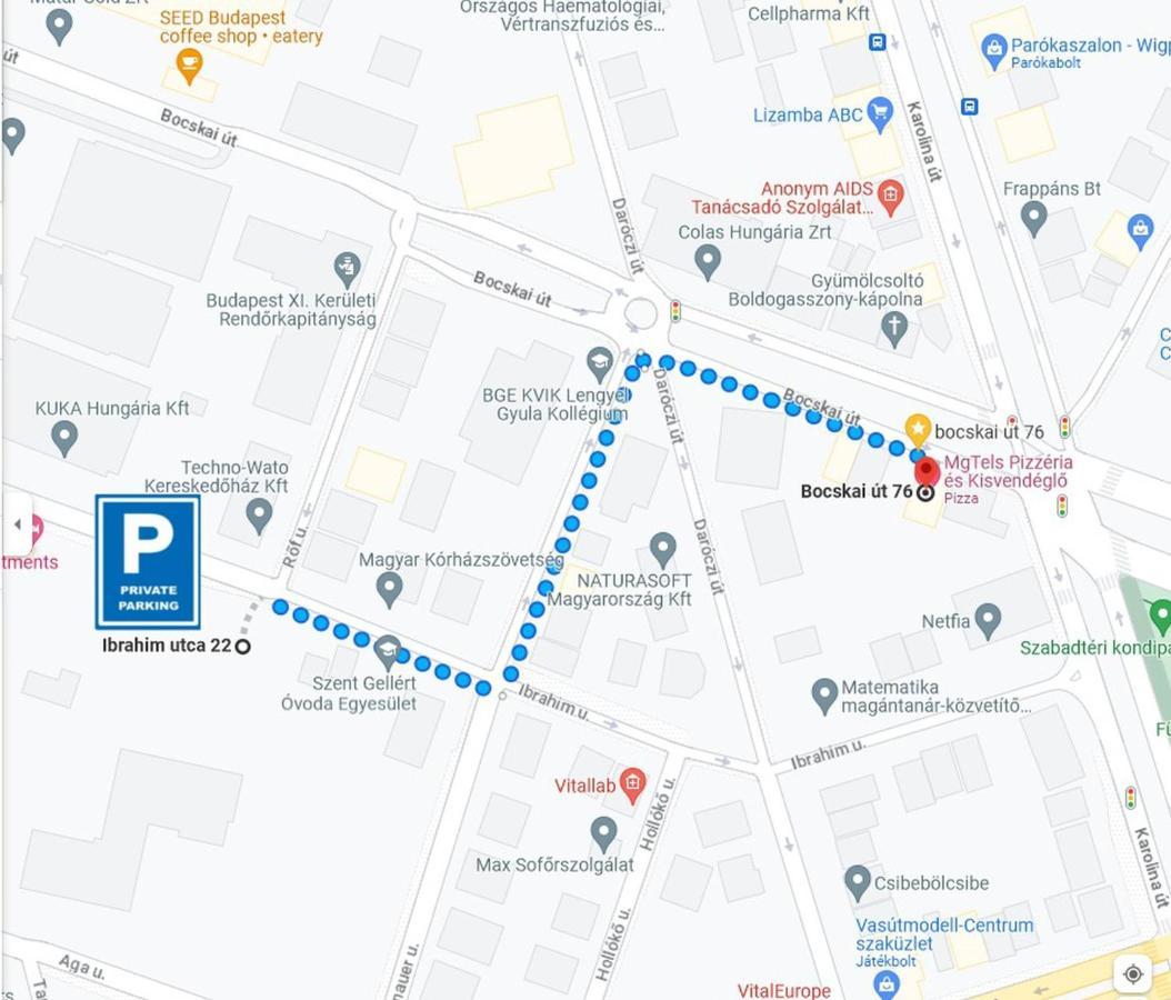 בודפשט Mgtels Apartman - With Private Parking מראה חיצוני תמונה